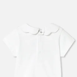 T-shirt manches courtes bébé fille - blanc jacadi