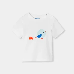 T-shirt manches courtes bébé garçon - blanc jacadi