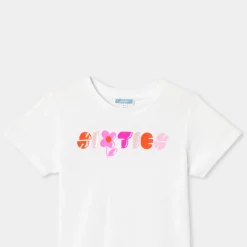 T-shirt manches courtes enfant fille - blanc jacadi