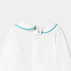 T-shirt manches longues bébé fille - blanc jacadi