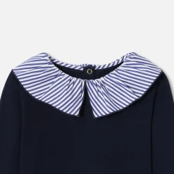 T-shirt manches longues enfant fille - marine jacadi