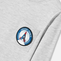 T-shirt manches longues enfant garçon - gris chine clair jacadi