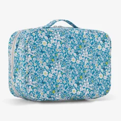Valise en tissu Liberty - bleu/multicolore
