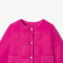 Veste bébé fille - framboise