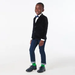 Veste enfant garçon en velours - marine jacadi