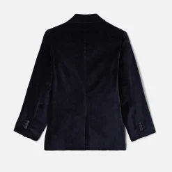 Veste enfant garçon en velours - marine jacadi