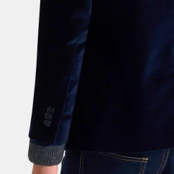 Veste enfant garçon en velours - marine jacadi