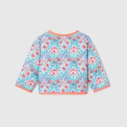 Veste matelassée bébé fille - blanc/multicolore