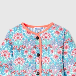 Veste matelassée bébé fille - blanc/multicolore